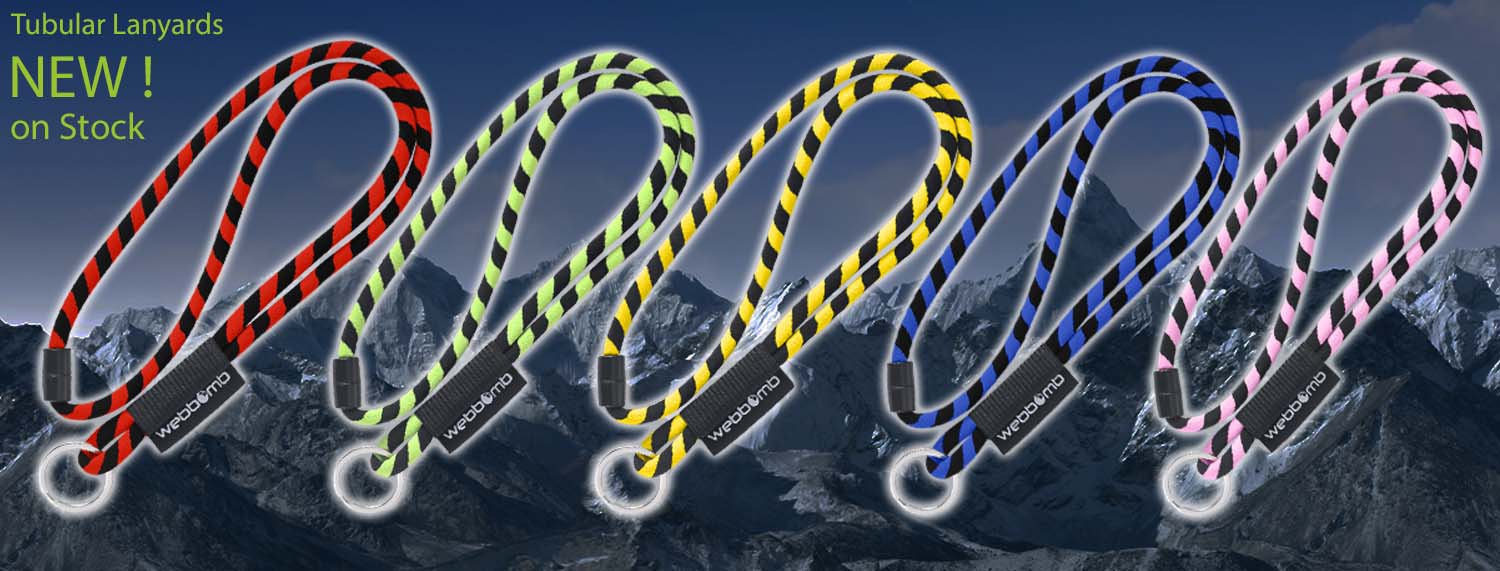 WEBBOMB Tubular Lanyards